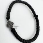 Комбоскини серебро чёрные Матрона в кресте