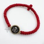 Комбоскини позолота красные Святитель Спиридон в плетенном круге