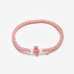 Комбоскини классические розовый жемчуг с белыми вставками