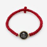 Комбоскини позолота красные Святитель Спиридон в плетенном круге