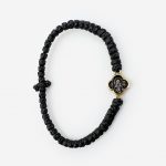 Комбоскини позолота чёрные Матрона в кресте