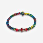 Комбоскини разноцветные с красным крестом и розывыми вставками