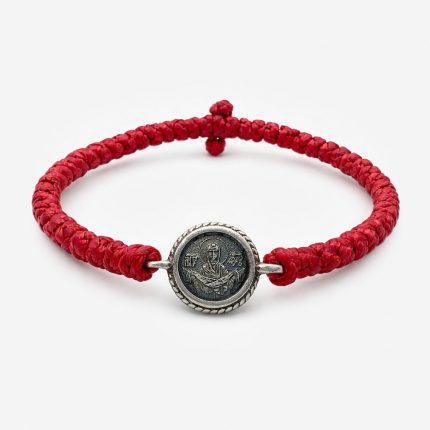 Комбоскини серебро красные Покров в плетенном круге