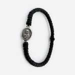 Комбоскини серебро чёрные Матрона в овале