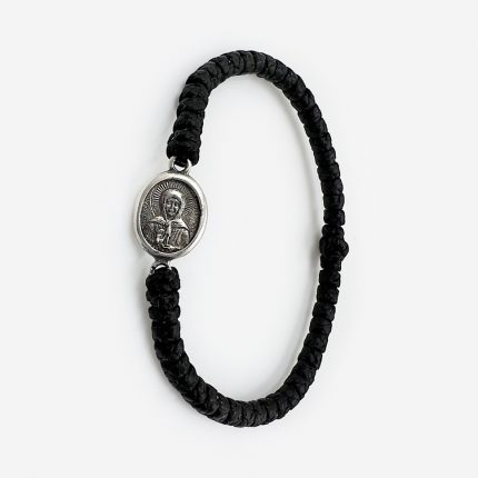 Комбоскини серебро чёрные Матрона в овале