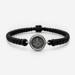 Комбоскини серебро чёрные Покров в плетенном круге