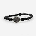 Комбоскини серебро чёрные Святитель Спиридон в круге