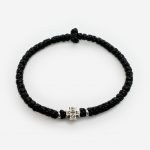 Комбоскини серебро чёрные с крестом и серебрянными вставками