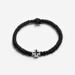 Комбоскини чёрные с чёрным крестом и чёрными вставками