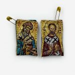 Ладанки двухсторонние Спиридон + Николай