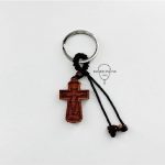 Брелок деревянный Крест