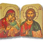 Складень Спаситель и Богородица
