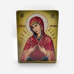 Икона «Богородица Семистрельная» на дереве