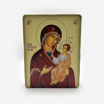 Икона «Иверская Божия Матерь» на дереве
