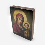 Икона «Казанская Божия Матерь» на дереве — изображение 2