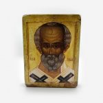 Икона «Святой Николай Чудотворец» на дереве