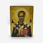 Икона «Святой Николай Чудотворец» на дереве