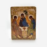 Икона «Святая Троица» на дереве