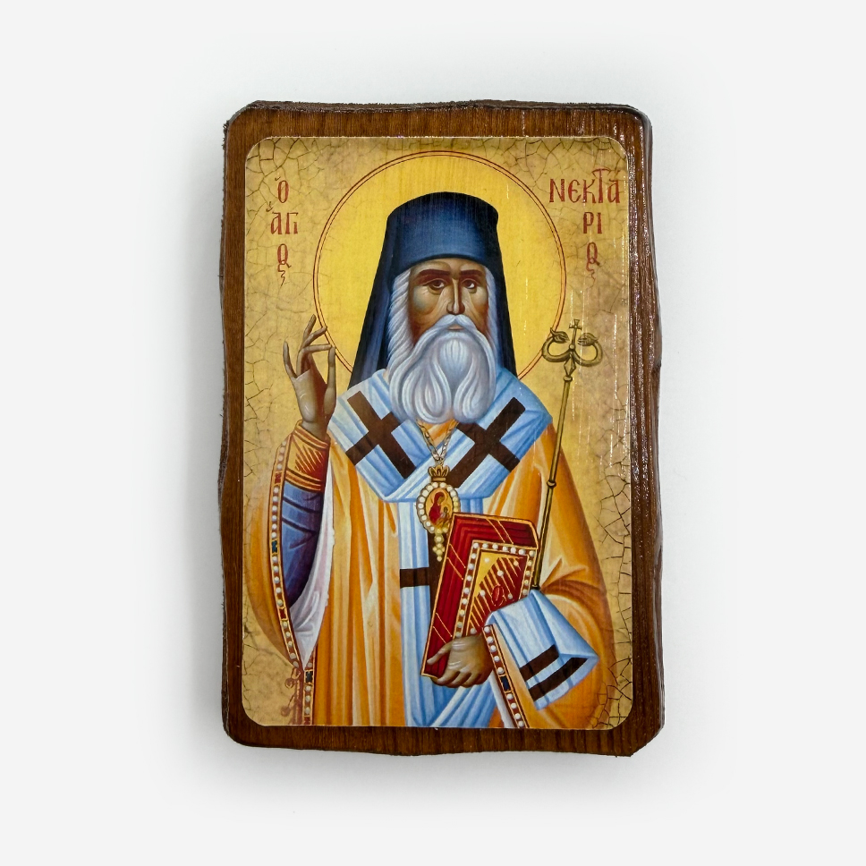 Святой-Нектарий-Эгинский Икона Святой Нектарий Эгинский — изображение 1