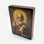Икона «Святой Николай Чудотворец» на дереве — изображение 2