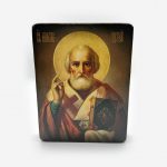 Икона «Святой Николай Чудотворец» на дереве