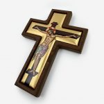 Икона ручной работы "Распятие Иисуса Христа". Поталь (позолота) наносится вручную — изображение 2