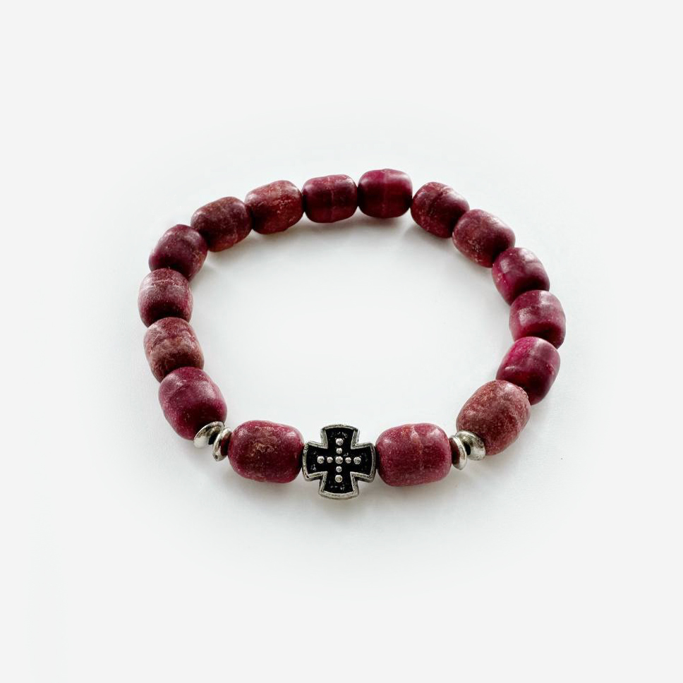 ладан-бордо Браслет из ладанного дерева «Бордовый» — изображение 1