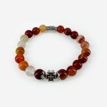 Браслет «Агат красный»
