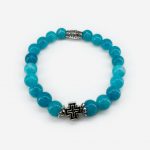 Браслет «Амазонит голубой»