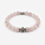 Браслет «Кварц жемчужно-розовый»