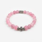 Браслет «Кварц розовый»