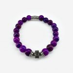 Браслет «Кварц темно-фиолетовый»