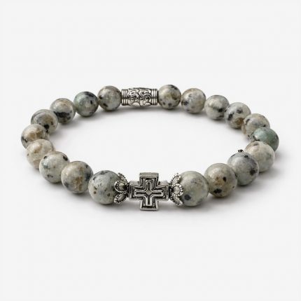 Браслет «Лотос яшма»