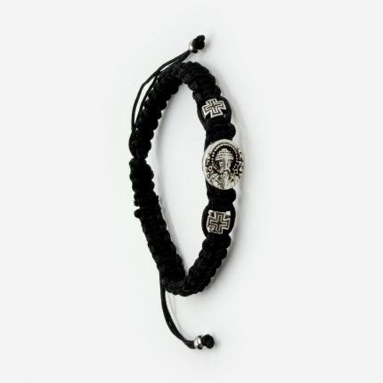 Браслет «Святой Спиридон Тримифунтский» черный