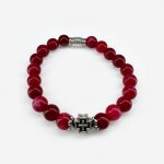 Браслет «Халцедон красный»