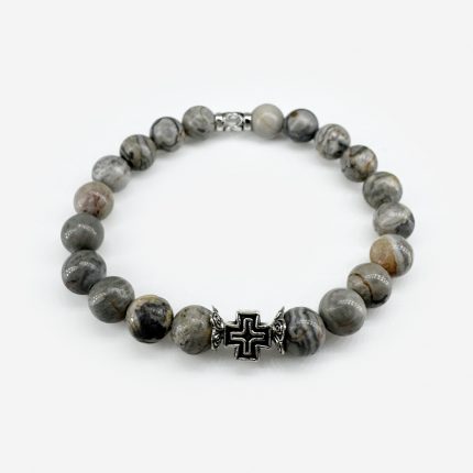 Браслет «Яшма серая»