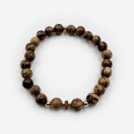 Браслет из дерева «Светло-коричневый»