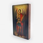 Икона «Архангел Михаил» на дереве — изображение 2