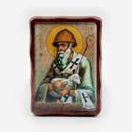 Икона Святой Спиридон Тримифунтский с овечкой