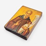 Икона «Святой Стилиан Пафлагонский» на дереве — изображение 2